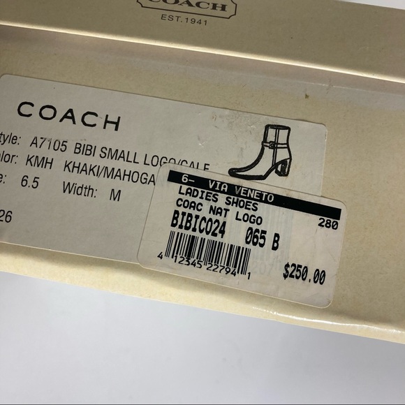 Coach Boots Via Veneto size 6.5 B - Picture 8 of 10